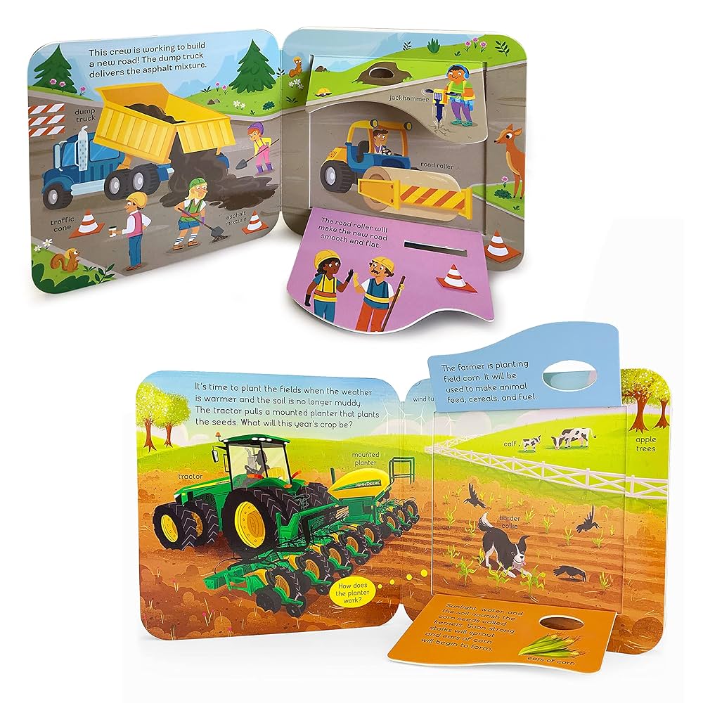 2-pack Peek-a-Flap Dig & John Deere KIds Dirt Bundle
